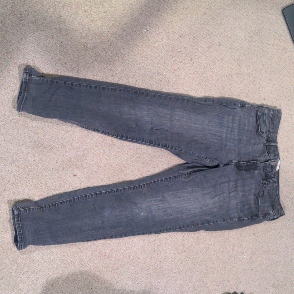 Gray jeans
